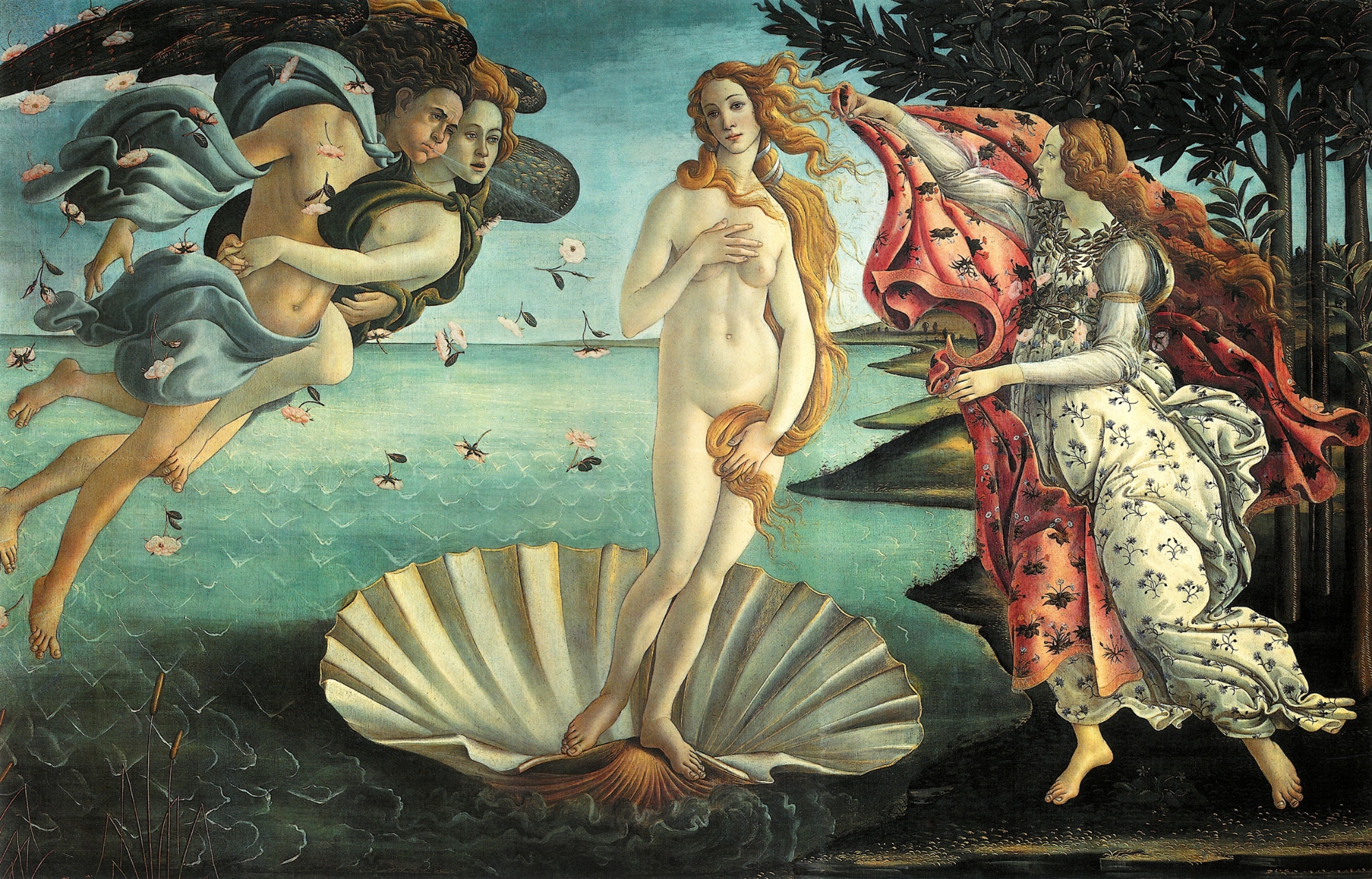 Nacimiento de Venus de Botticelli
